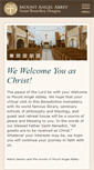 Mobile Screenshot of mountangelabbey.org